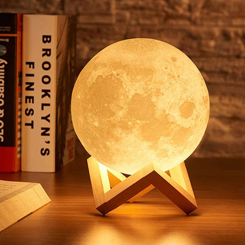 Galaxy Moon Lamp