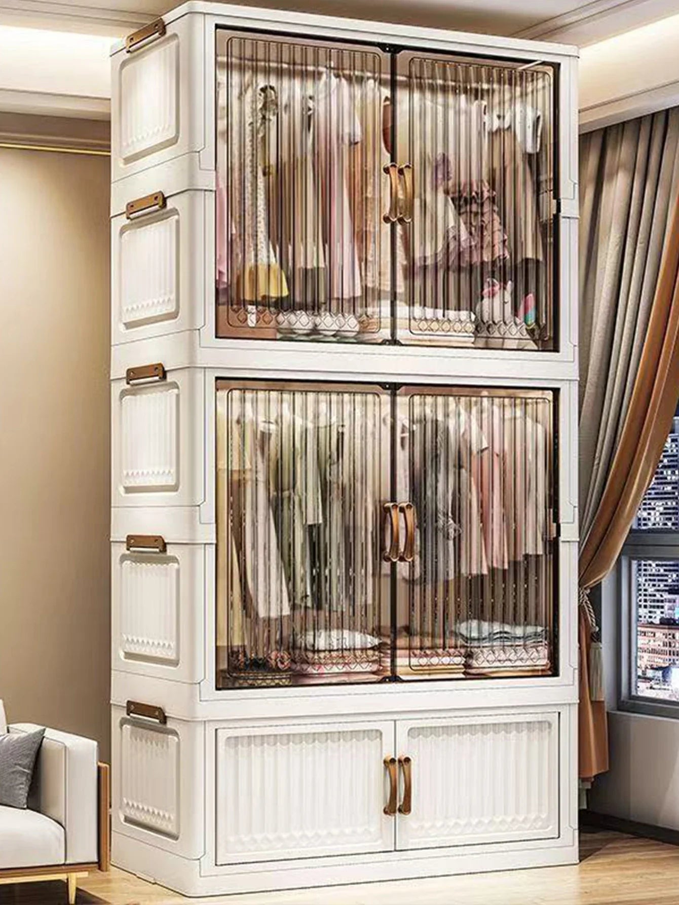 Folding Wardrobe Organizer