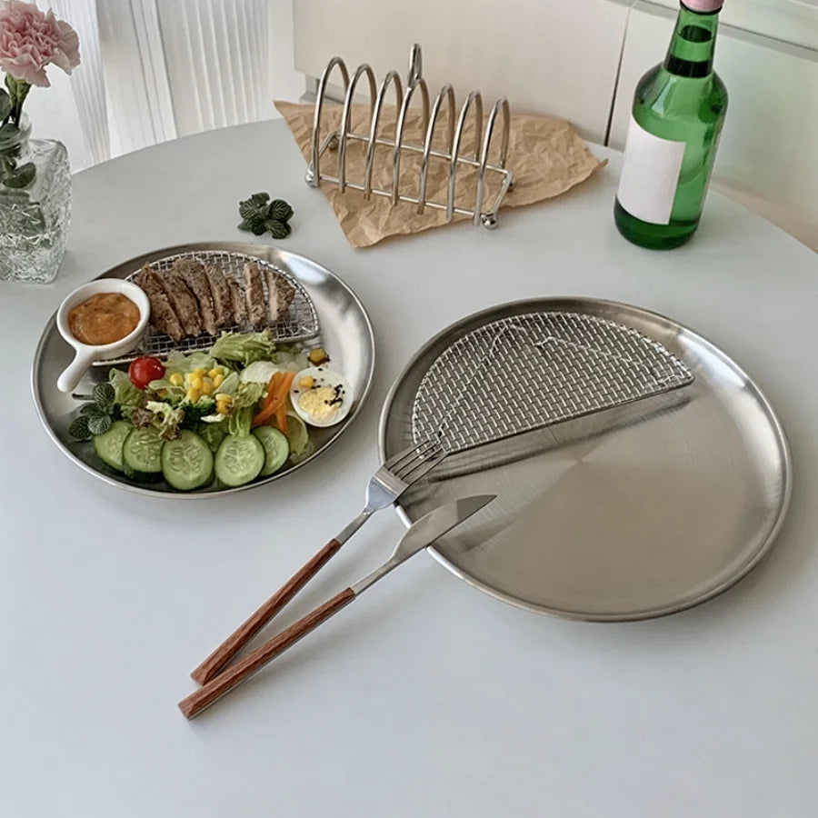 Stainless BBQ Plate